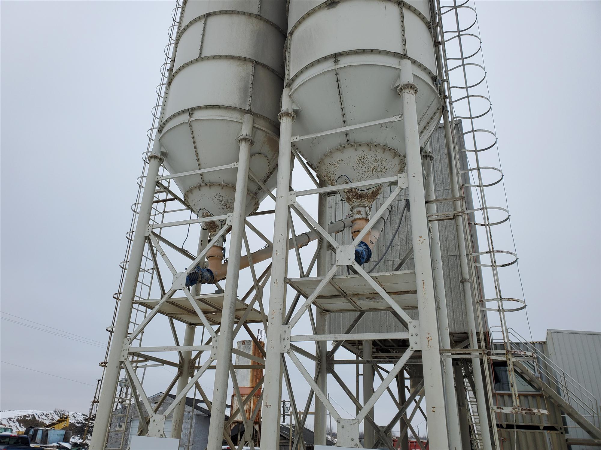 bolted silos with steel structures