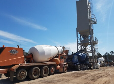 Concrete Mixer Washout System