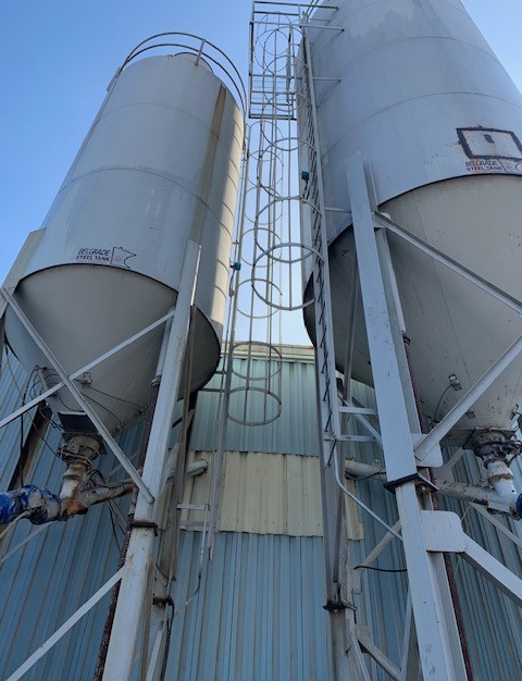 700 bbl & 270 bbl Belgrade Silos for sale