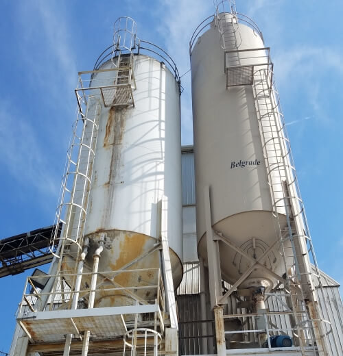 Belgrade Split Silos for sale- 800bbl and 850bbl