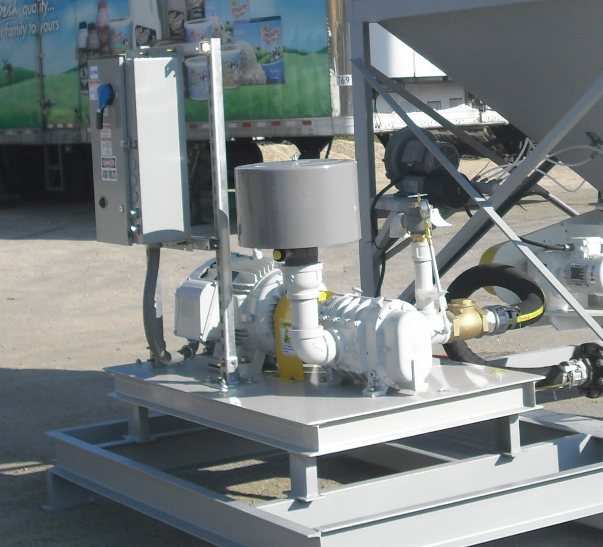 Powder Handling System for Concrete Batch Plant